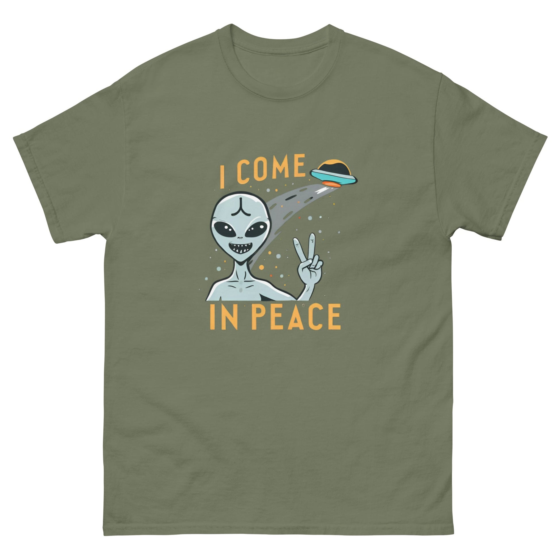 Alien Peace Men's Classic T-Shirt - Ruppy's Creations