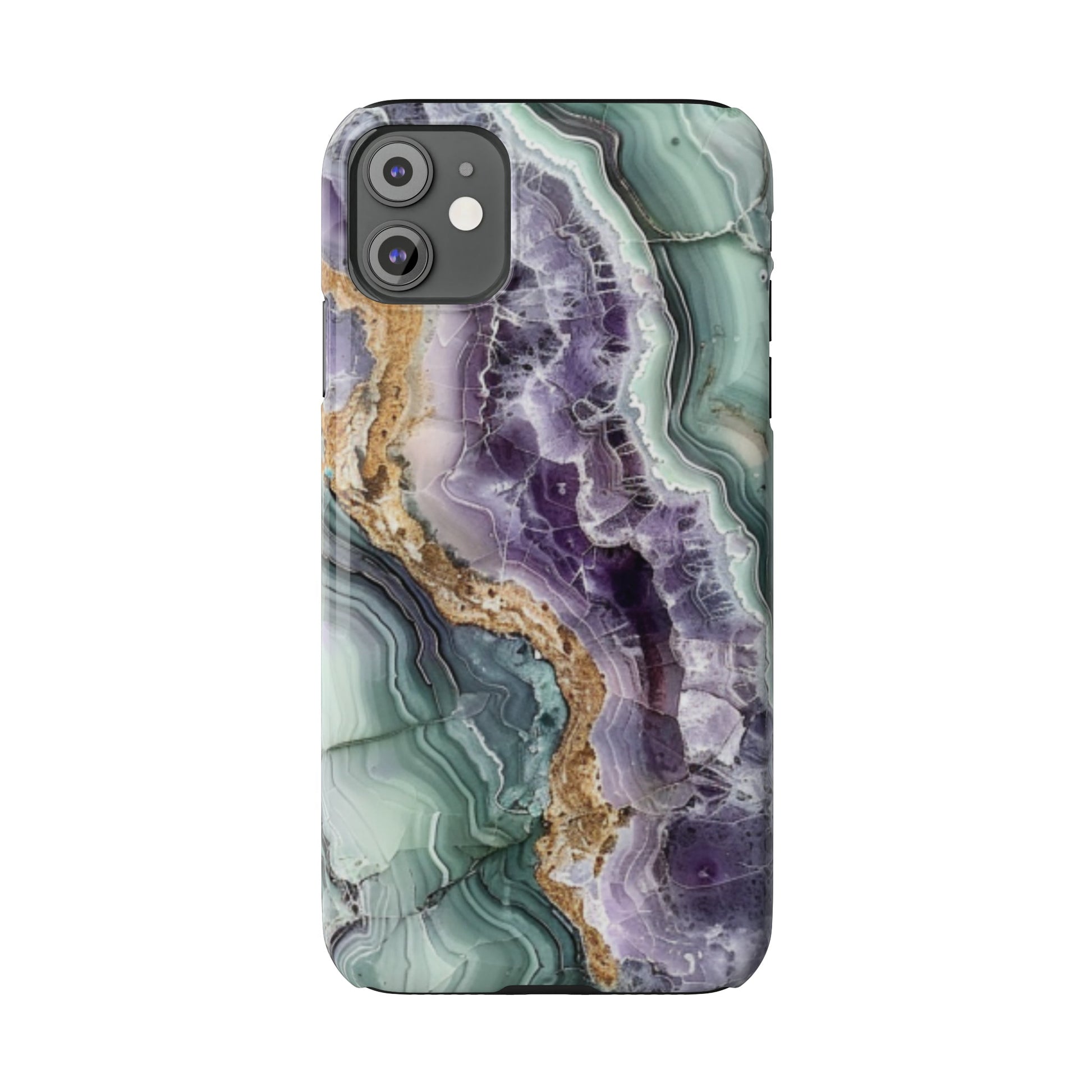 Amethyst & Jade Look Slim iPhone Case - Ruppy's Creations