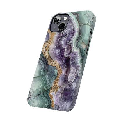 Amethyst & Jade Look Slim iPhone Case - Ruppy's Creations