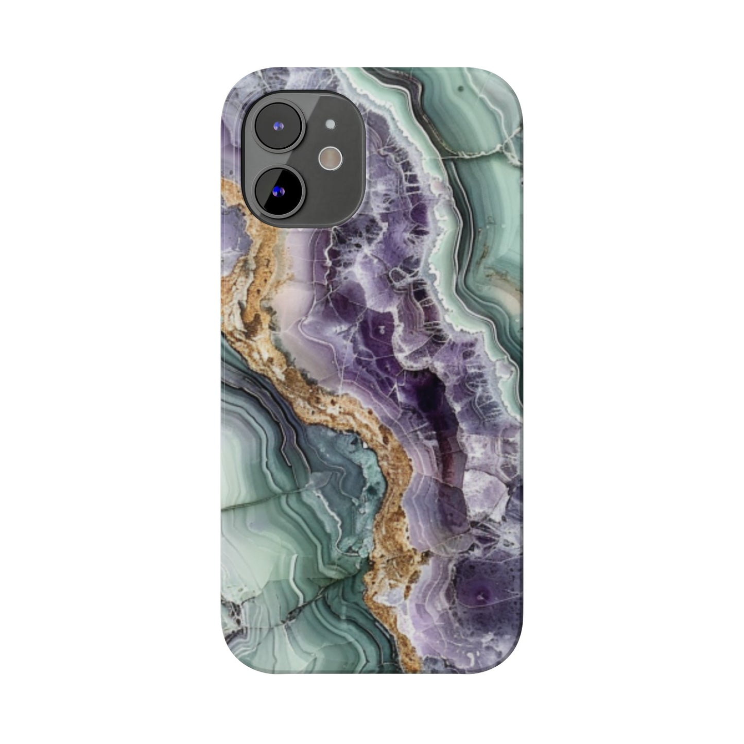 Amethyst & Jade Look Slim iPhone Case - Ruppy's Creations