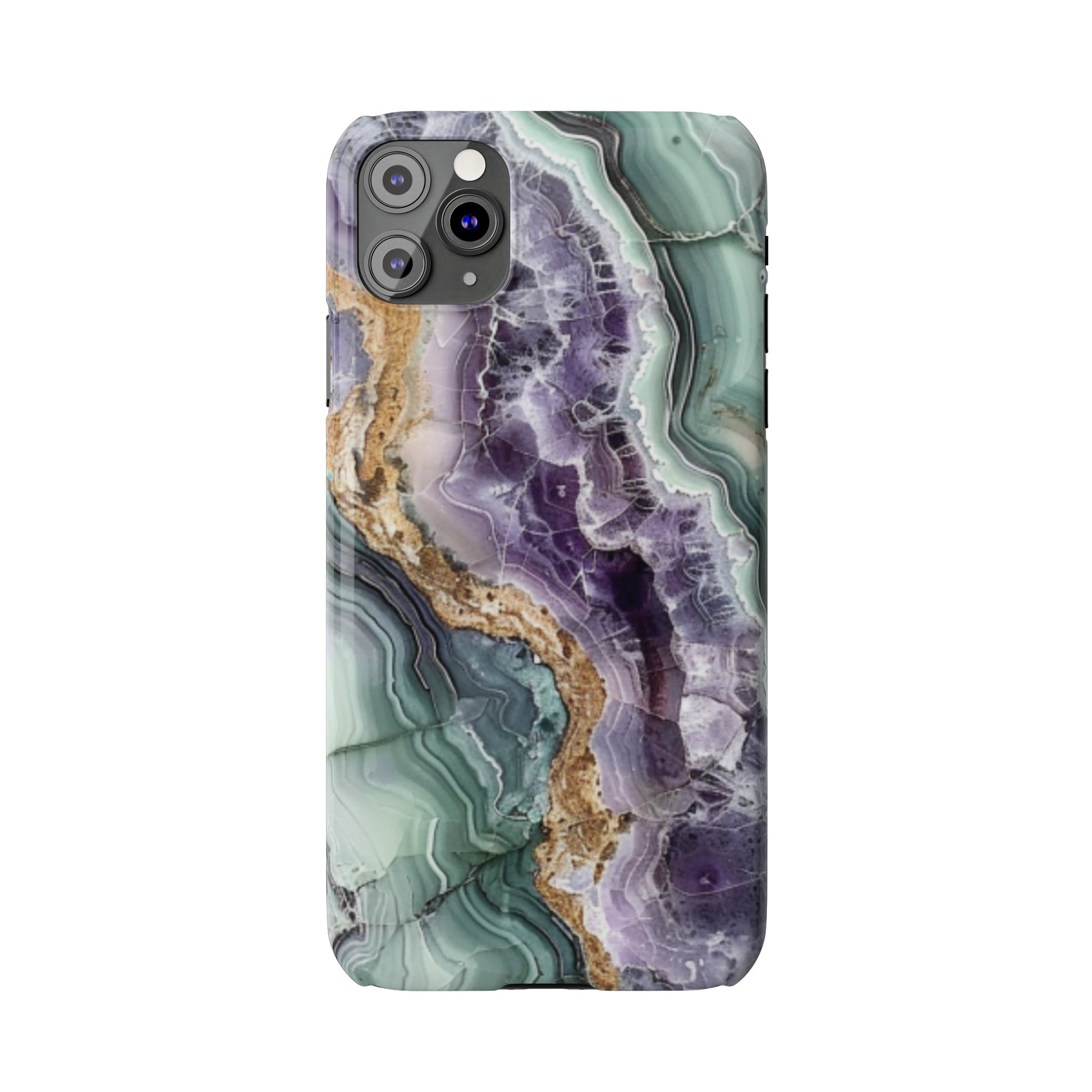 Amethyst & Jade Look Slim iPhone Case - Ruppy's Creations