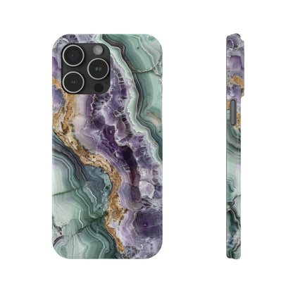 Amethyst & Jade Look Slim iPhone Case - Ruppy's Creations