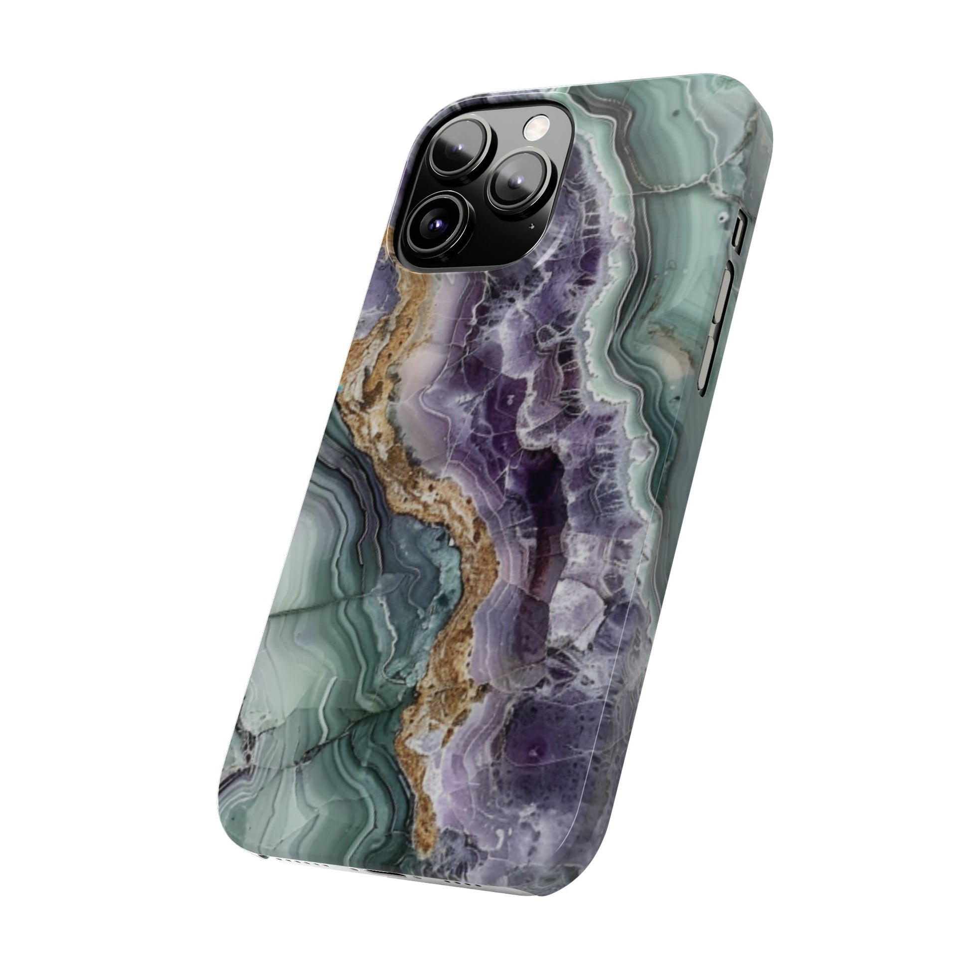 Amethyst & Jade Look Slim iPhone Case - Ruppy's Creations