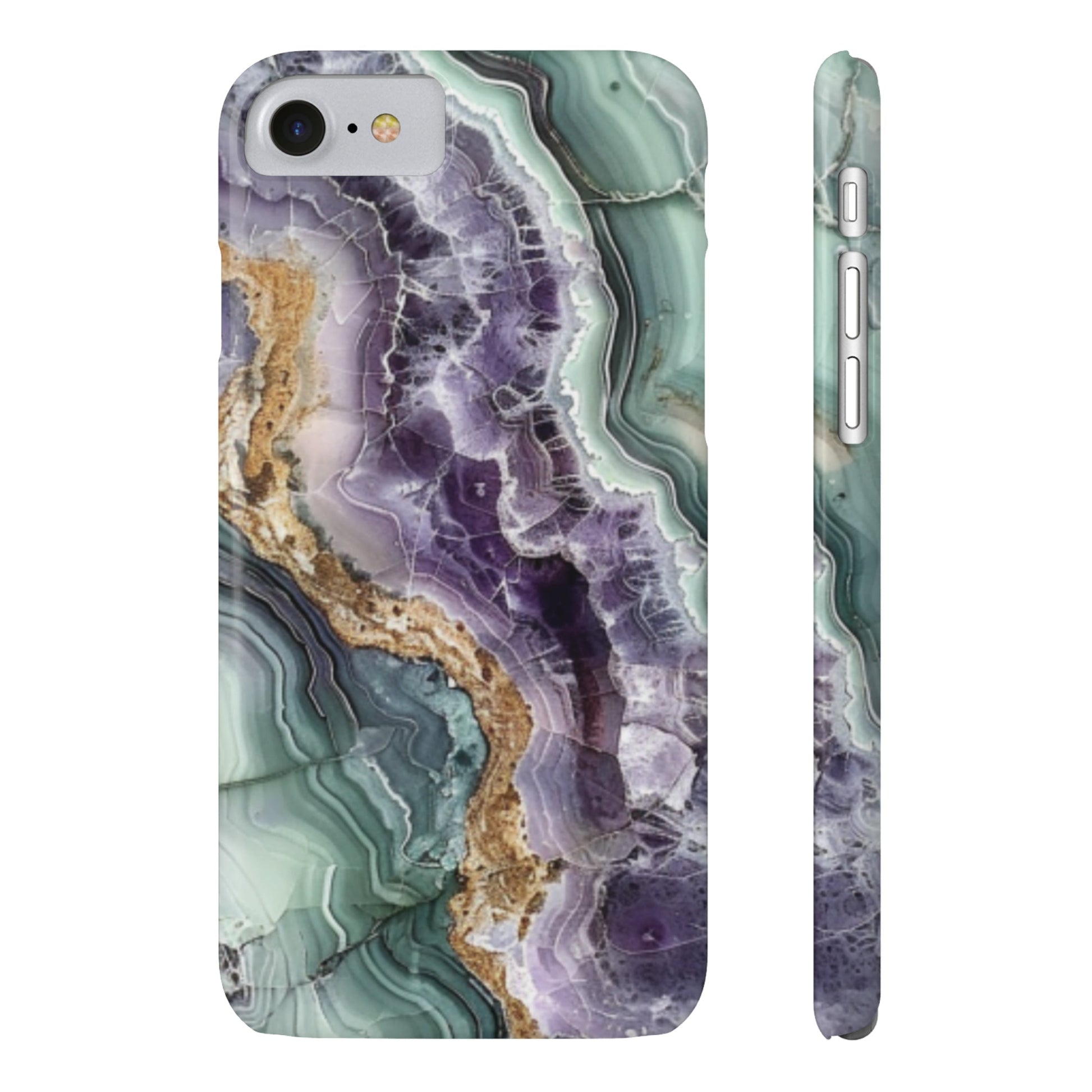 Amethyst & Jade Look Slim iPhone Case - Ruppy's Creations