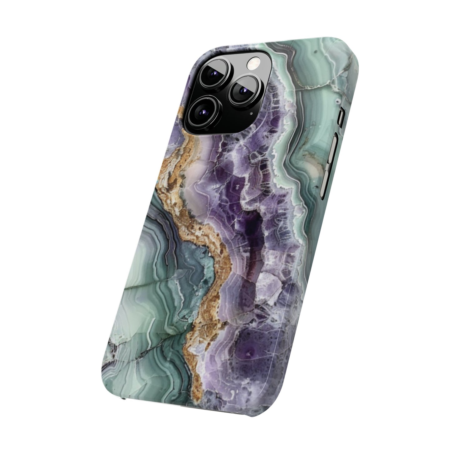 Amethyst & Jade Look Slim iPhone Case - Ruppy's Creations