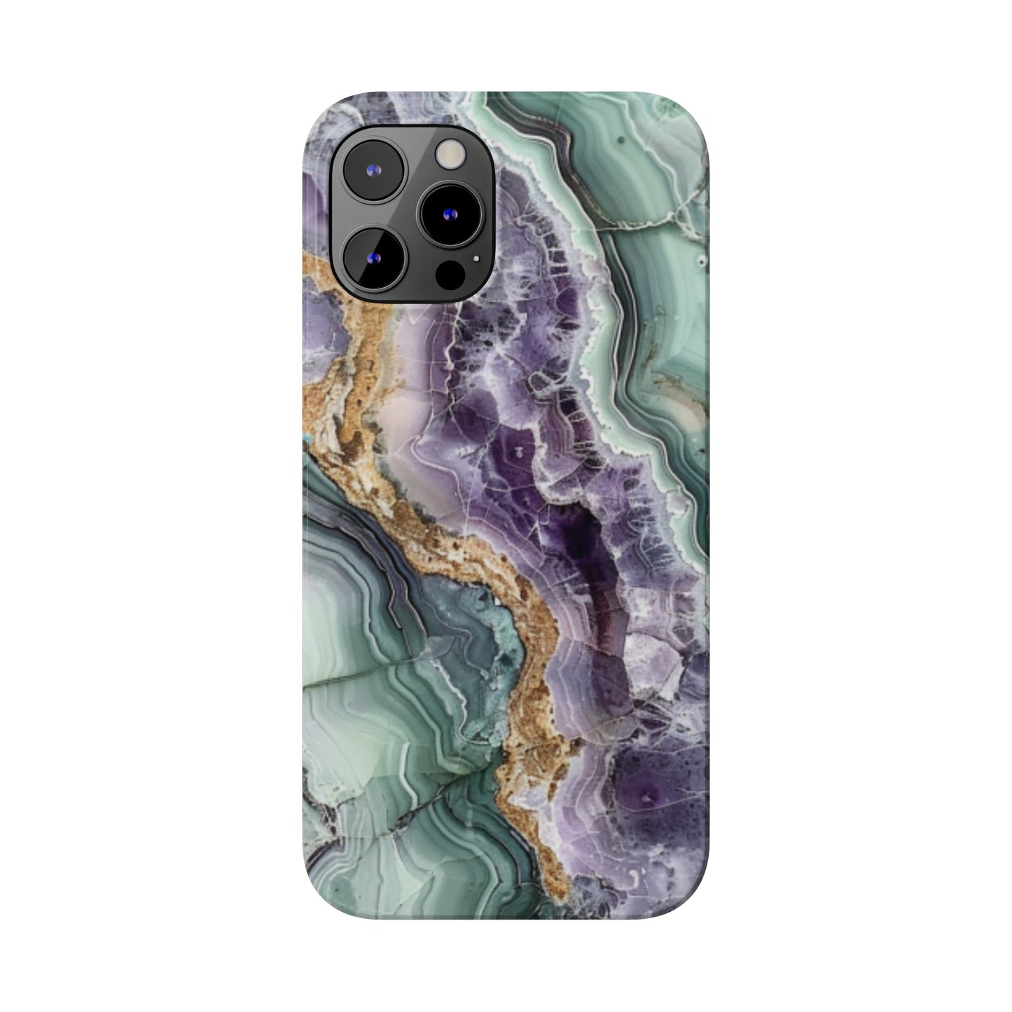 Amethyst & Jade Look Slim iPhone Case - Ruppy's Creations