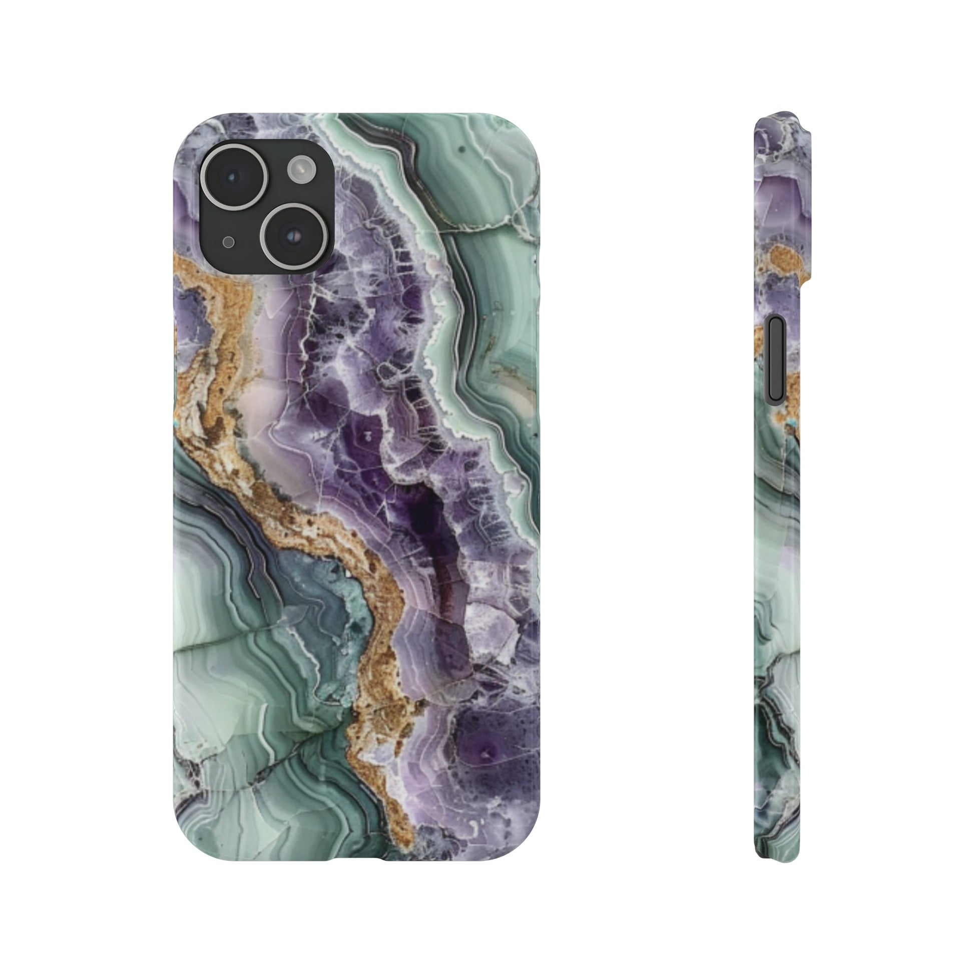 Amethyst & Jade Look Slim iPhone Case - Ruppy's Creations