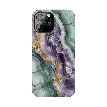 Amethyst & Jade Look Slim iPhone Case - Ruppy's Creations