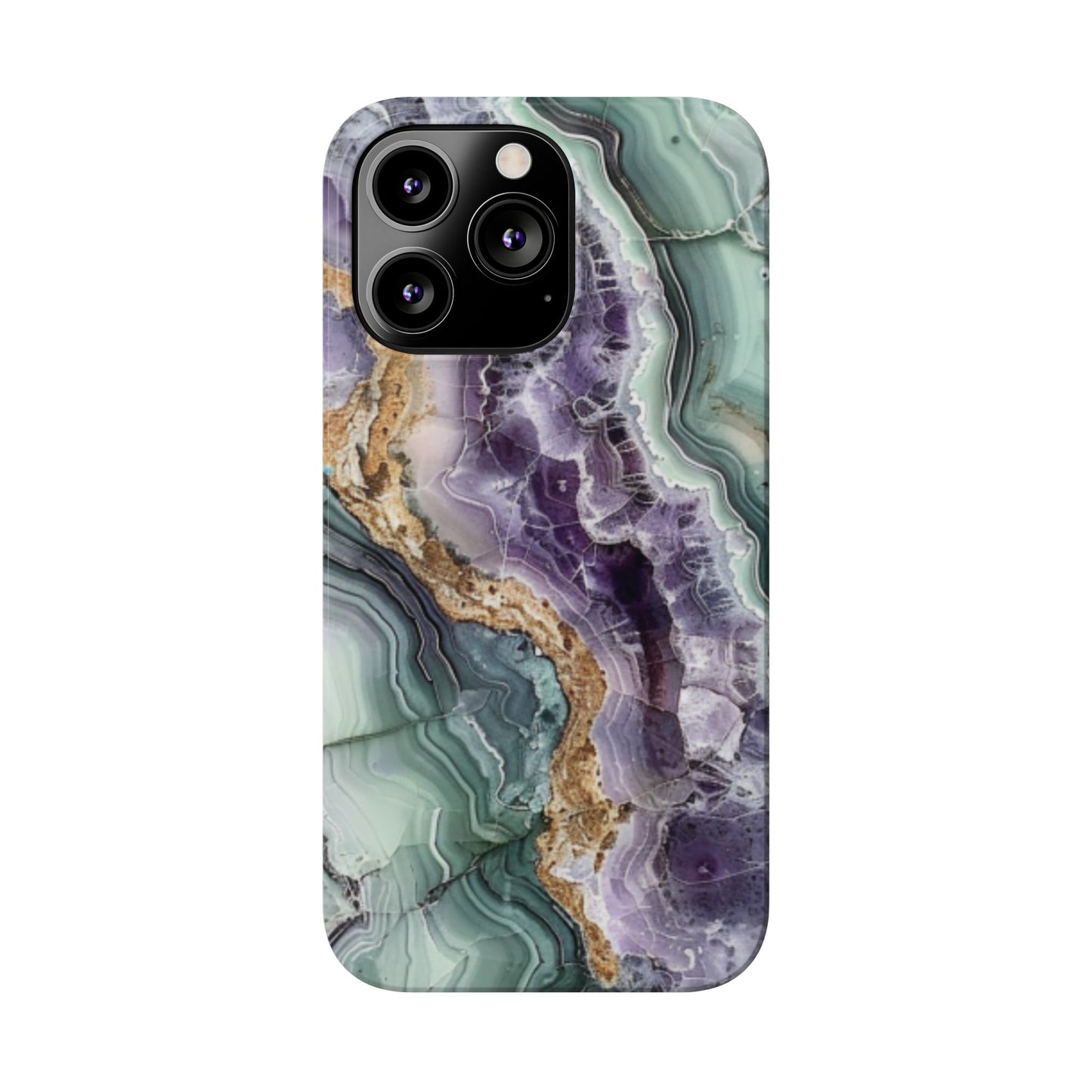 Amethyst & Jade Look Slim iPhone Case - Ruppy's Creations