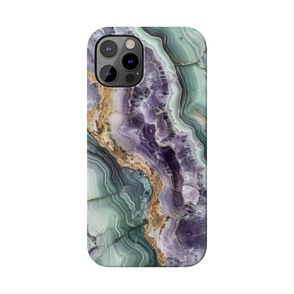 Amethyst & Jade Look Slim iPhone Case - Ruppy's Creations