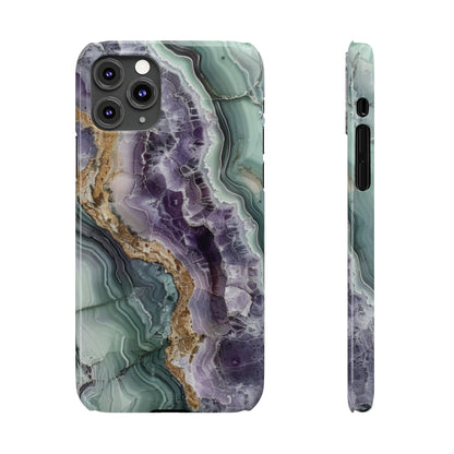 Amethyst & Jade Look Slim iPhone Case - Ruppy's Creations