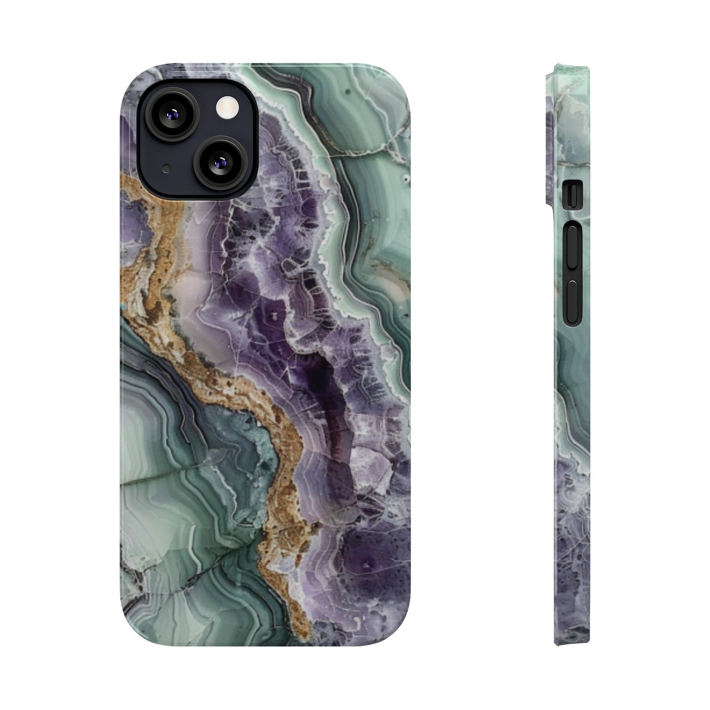 Amethyst & Jade Look Slim iPhone Case - Ruppy's Creations