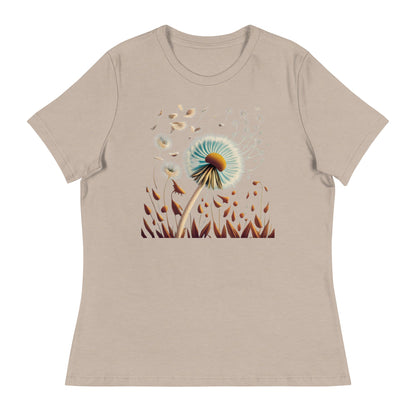 Blowing Dandelion Women's Relaxed T-Shirt - Ruppy's Creations