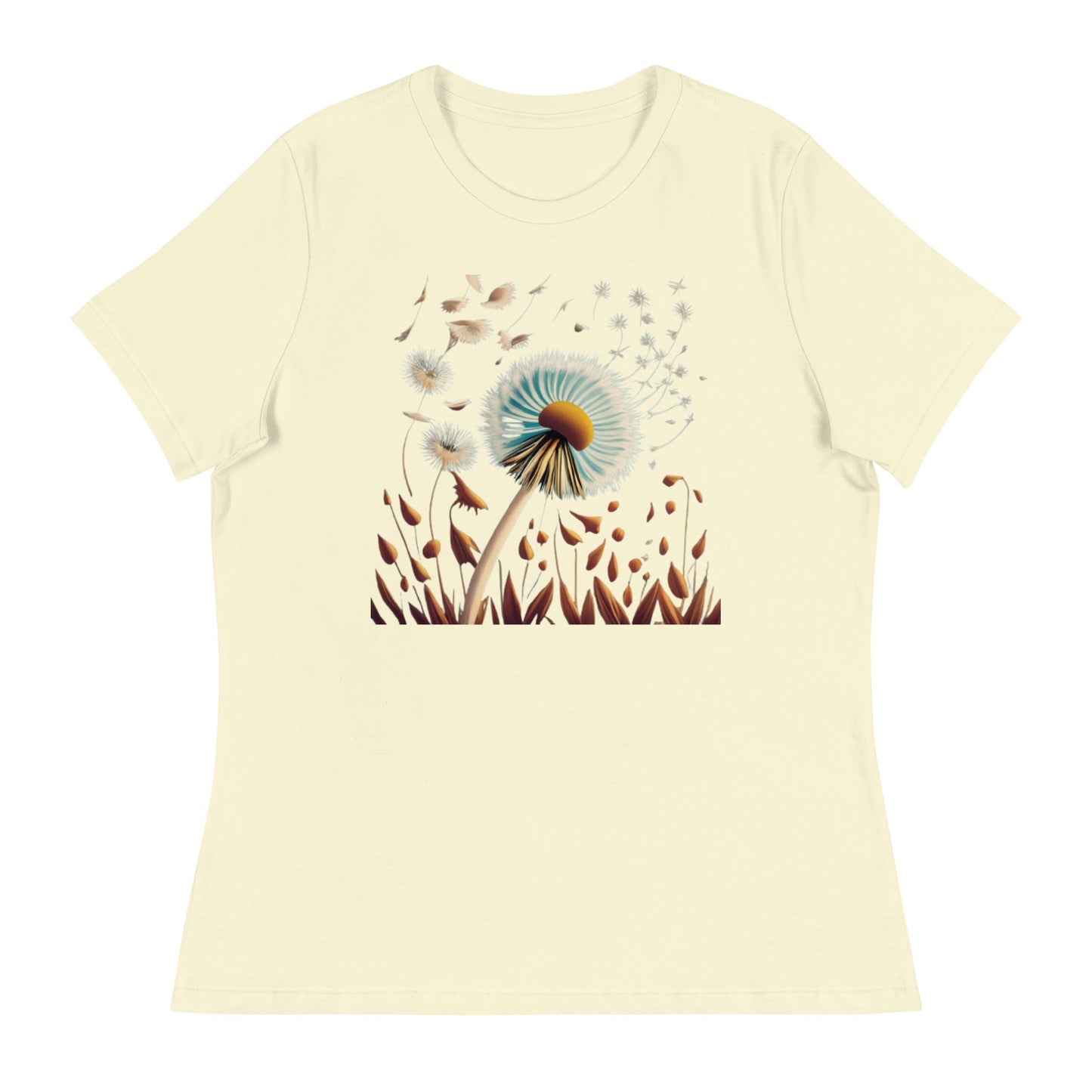 Blowing Dandelion Women's Relaxed T-Shirt - Ruppy's Creations