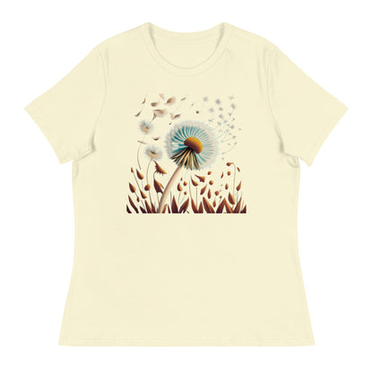 Blowing Dandelion Women's Relaxed T-Shirt - Ruppy's Creations