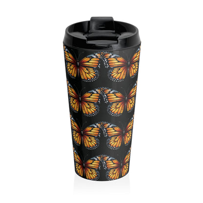 Butterflies Stainless Steel Travel Mug - Ruppy's Creations