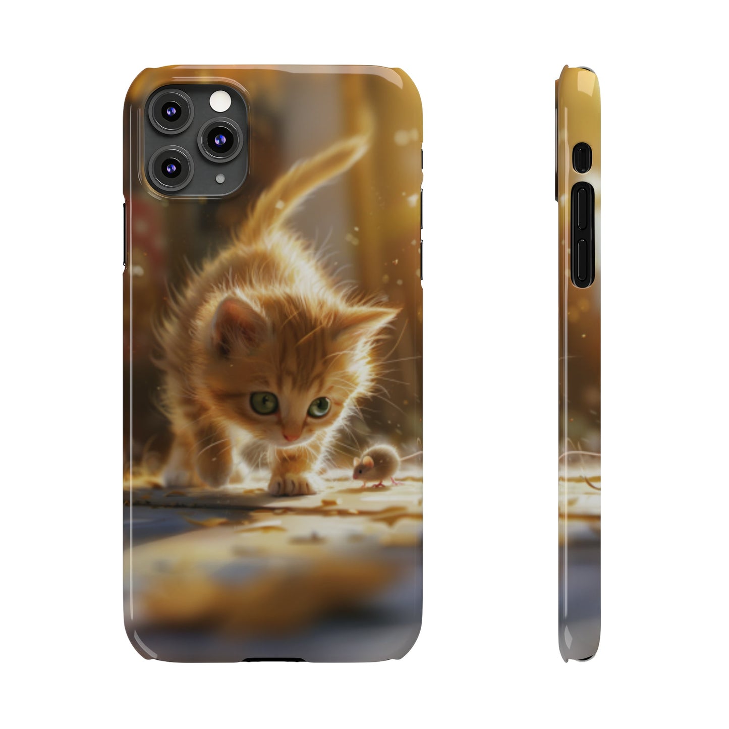 Cat & Mouse Slim iPhone Case - Ruppy's Creations