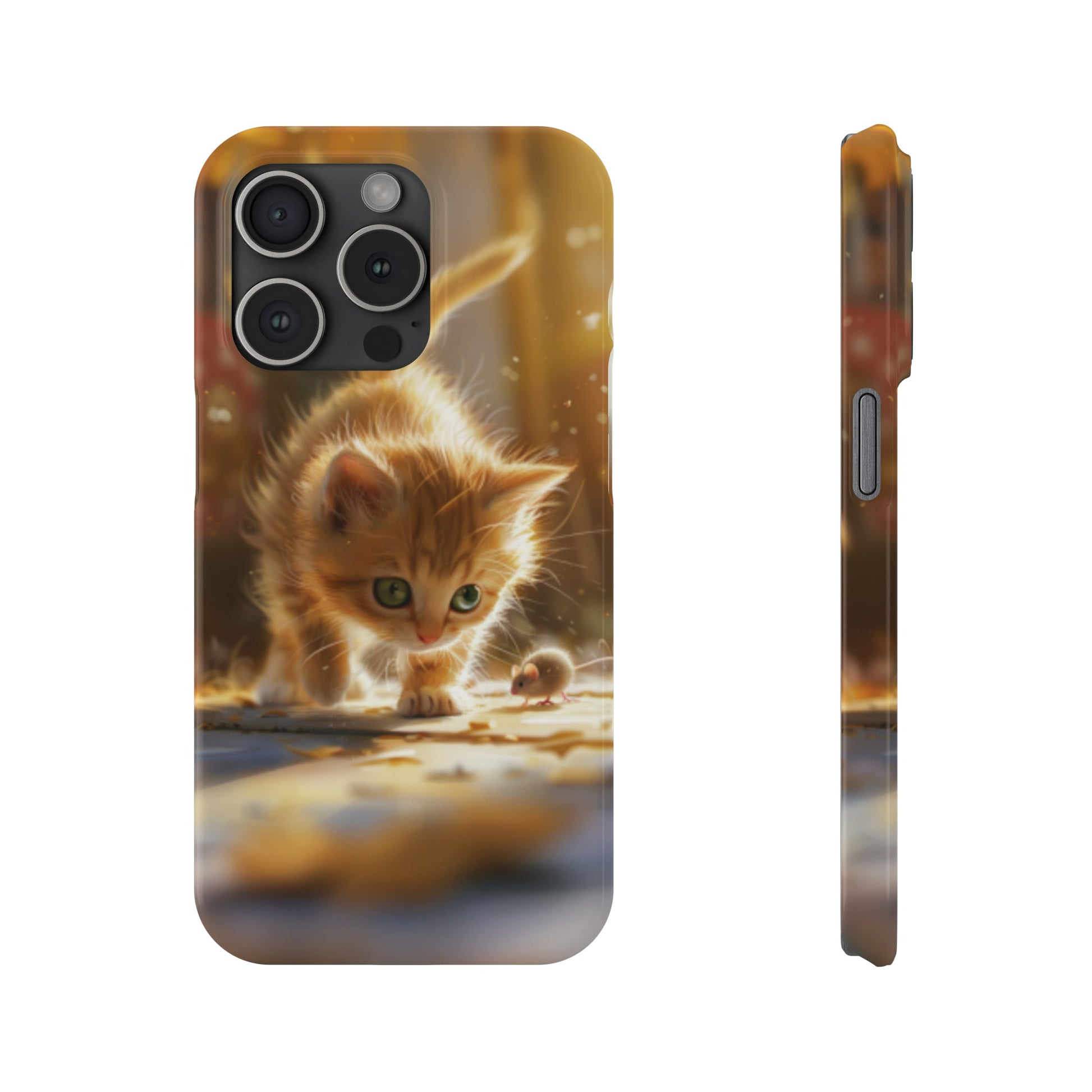 Cat & Mouse Slim iPhone Case - Ruppy's Creations