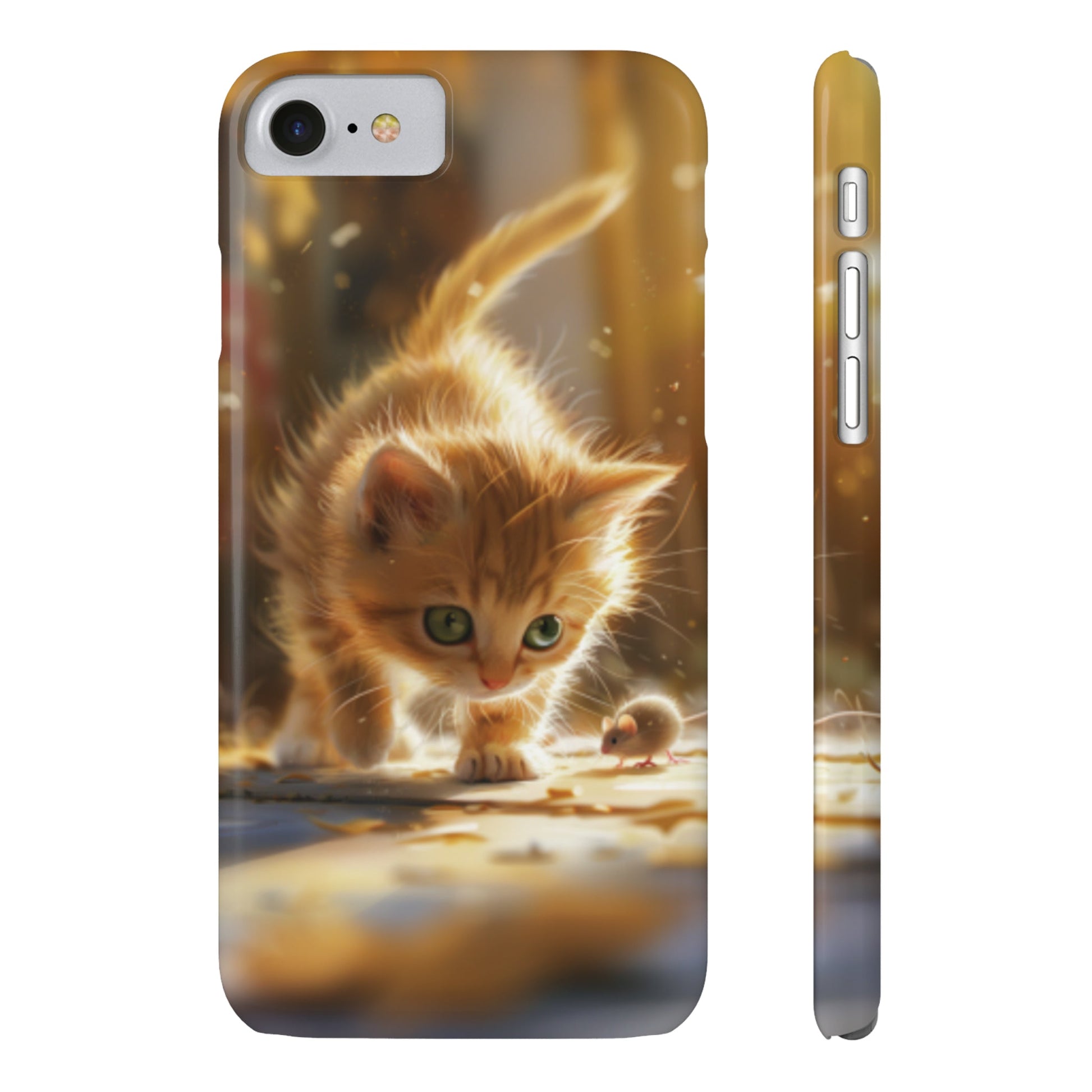 Cat & Mouse Slim iPhone Case - Ruppy's Creations