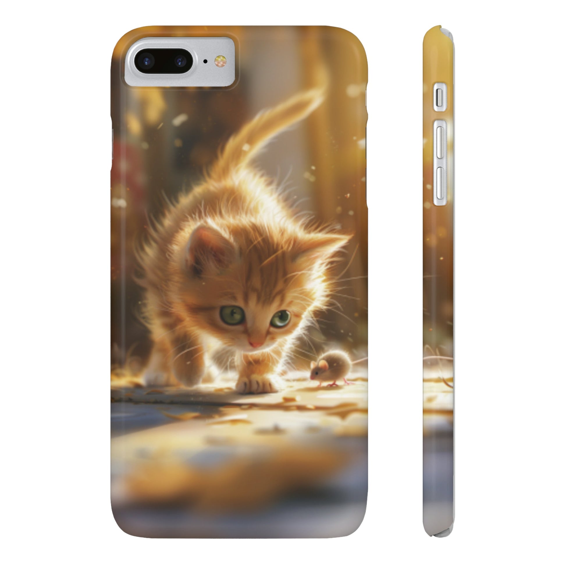 Cat & Mouse Slim iPhone Case - Ruppy's Creations