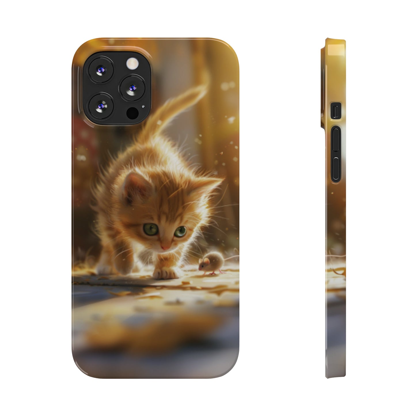 Cat & Mouse Slim iPhone Case - Ruppy's Creations