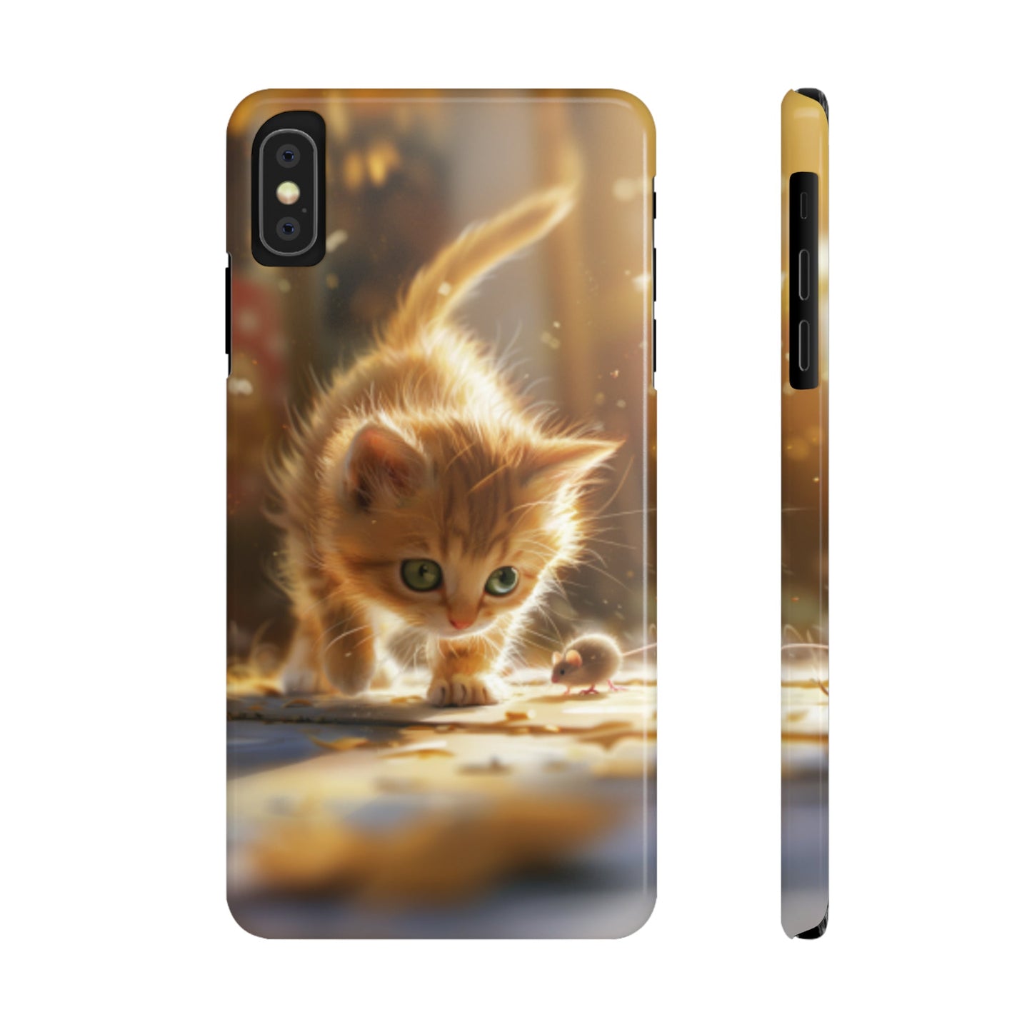 Cat & Mouse Slim iPhone Case - Ruppy's Creations