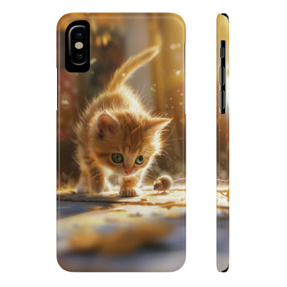 Cat & Mouse Slim iPhone Case - Ruppy's Creations