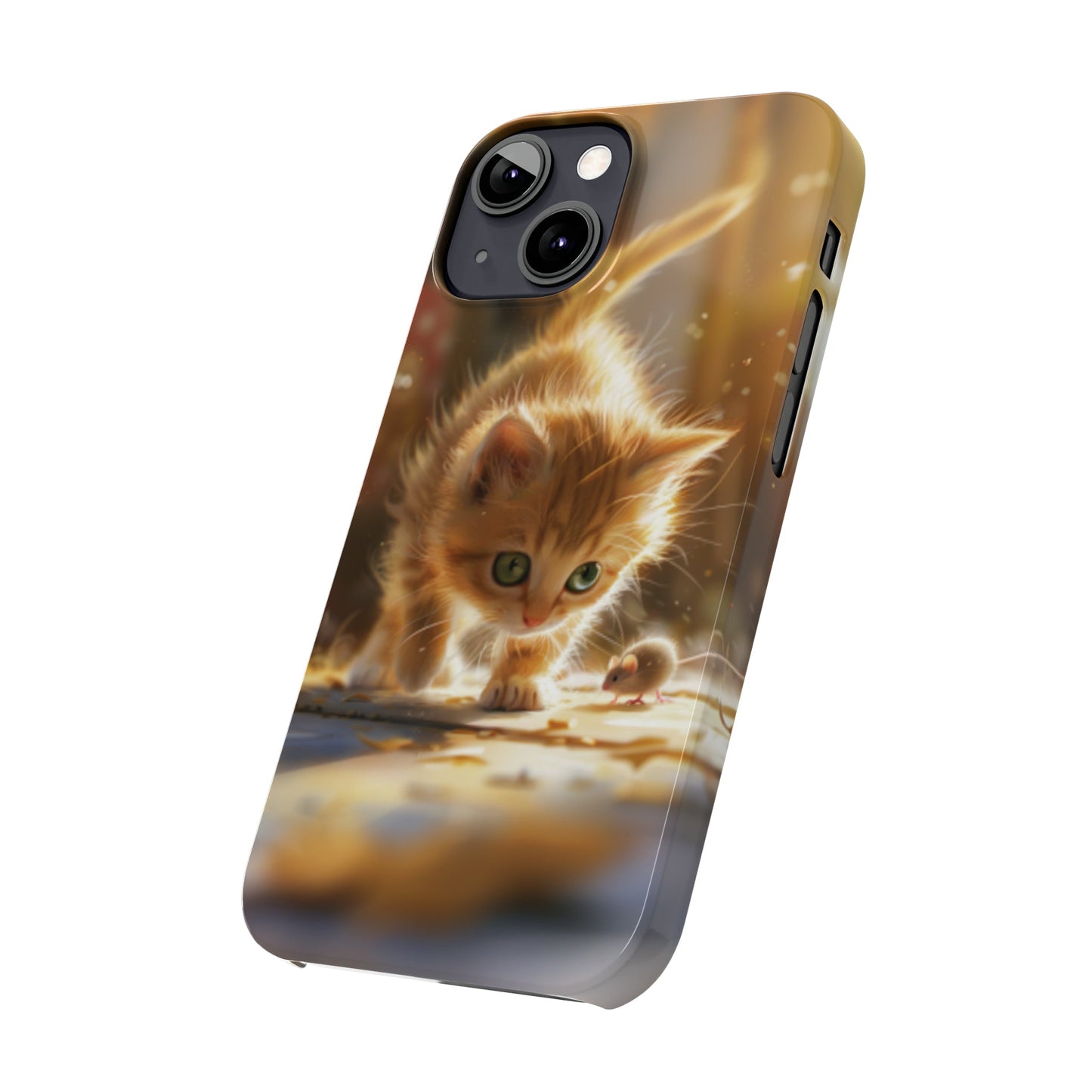 Cat & Mouse Slim iPhone Case - Ruppy's Creations