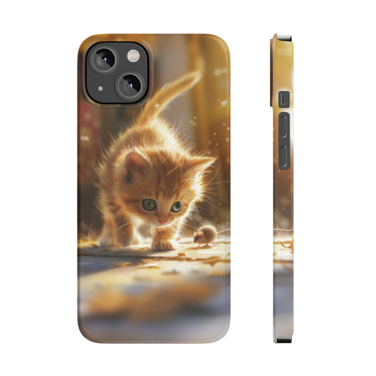 Cat & Mouse Slim iPhone Case - Ruppy's Creations