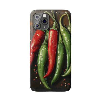 Chili Peppers Slim iPhone Case - Ruppy's Creations