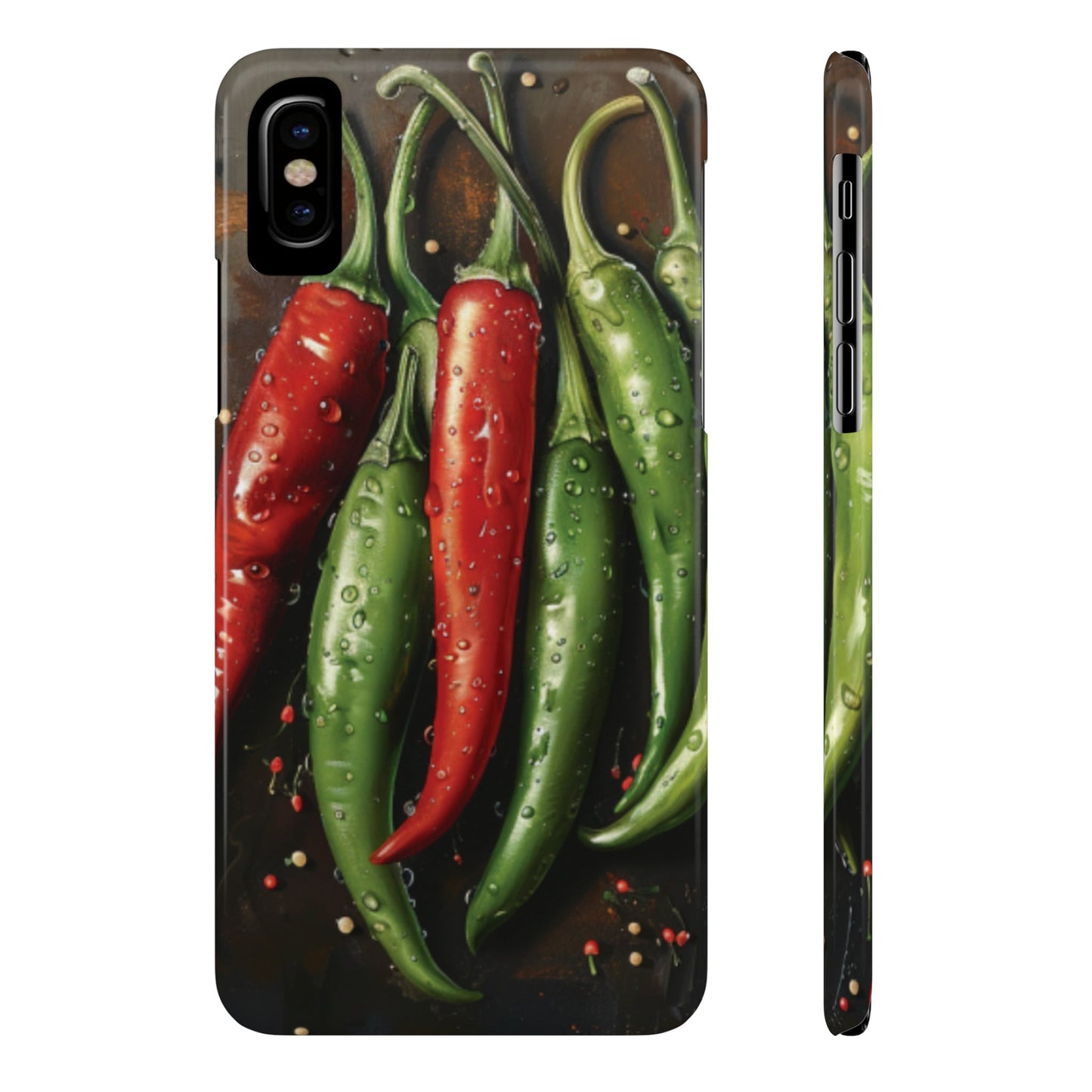 Chili Peppers Slim iPhone Case - Ruppy's Creations