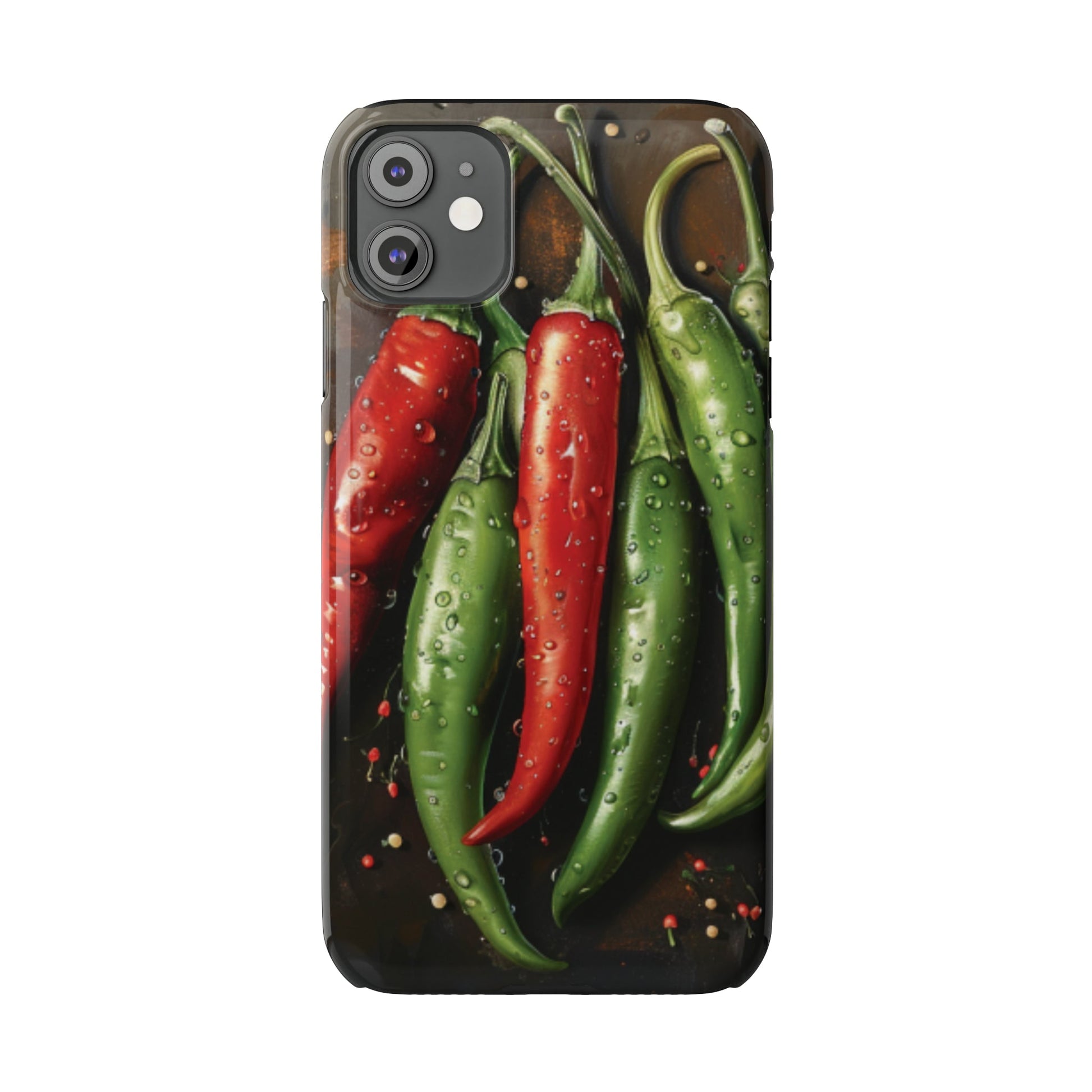 Chili Peppers Slim iPhone Case - Ruppy's Creations