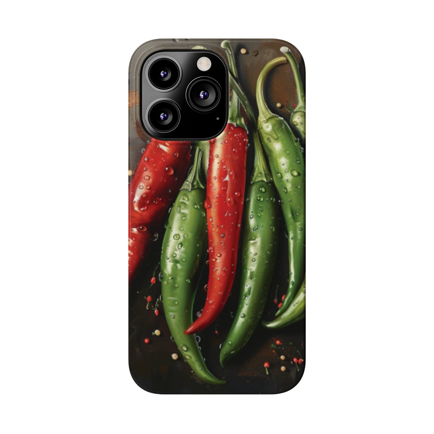 Chili Peppers Slim iPhone Case - Ruppy's Creations