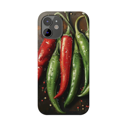 Chili Peppers Slim iPhone Case - Ruppy's Creations