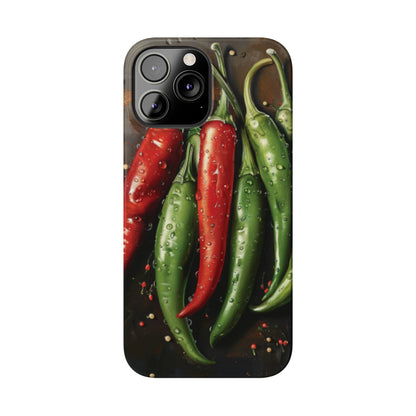 Chili Peppers Slim iPhone Case - Ruppy's Creations