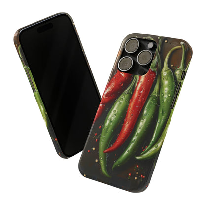 Chili Peppers Slim iPhone Case - Ruppy's Creations