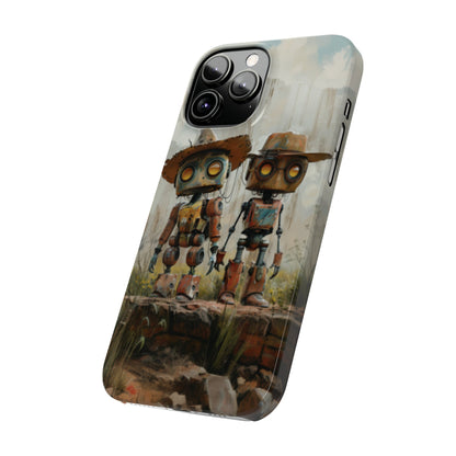 Cowboy Cowbots Slim Phone Case - Ruppy's Creations