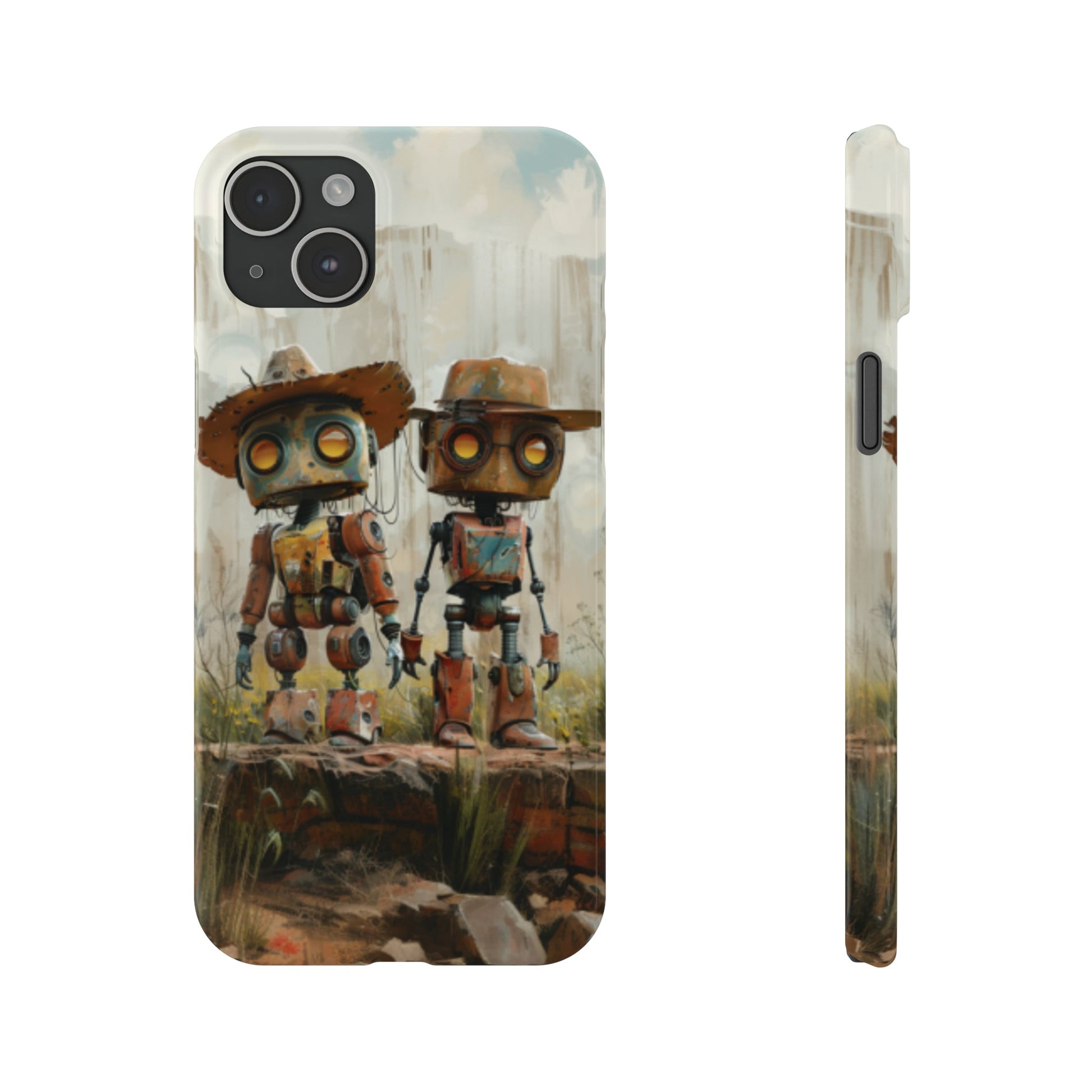 Cowboy Cowbots Slim Phone Case - Ruppy's Creations