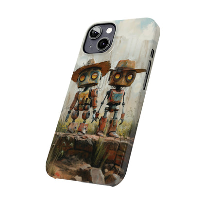 Cowboy Cowbots Slim Phone Case - Ruppy's Creations