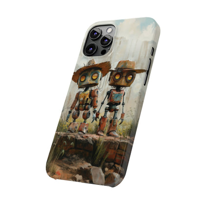 Cowboy Cowbots Slim Phone Case - Ruppy's Creations