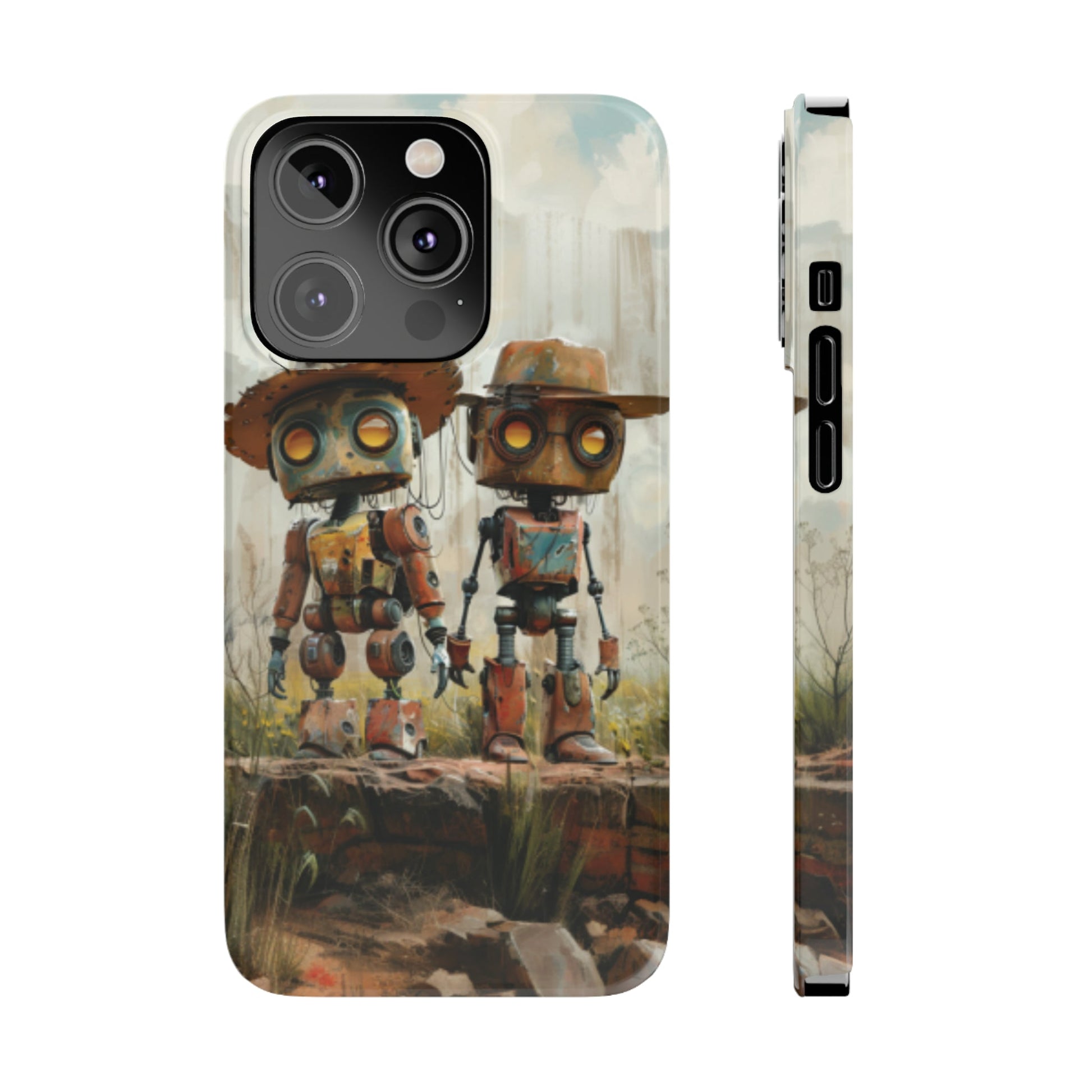 Cowboy Cowbots Slim Phone Case - Ruppy's Creations