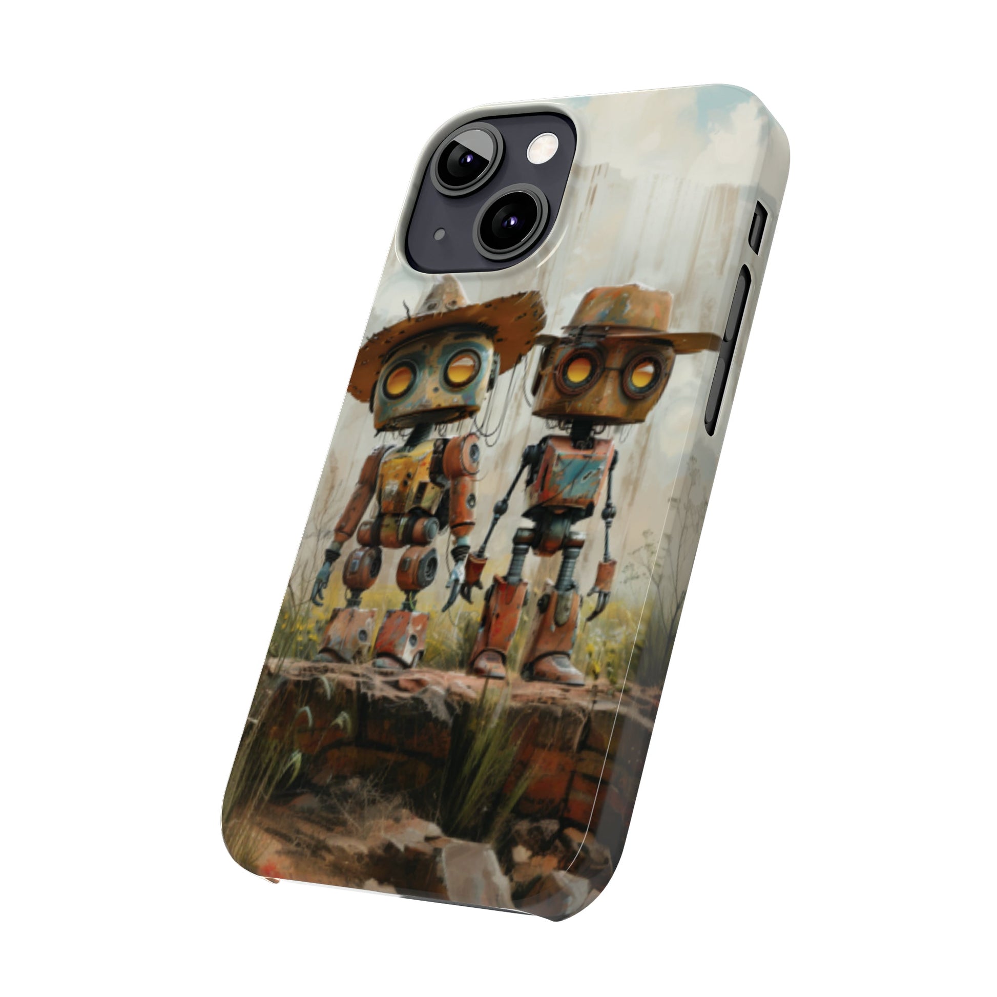 Cowboy Cowbots Slim Phone Case - Ruppy's Creations