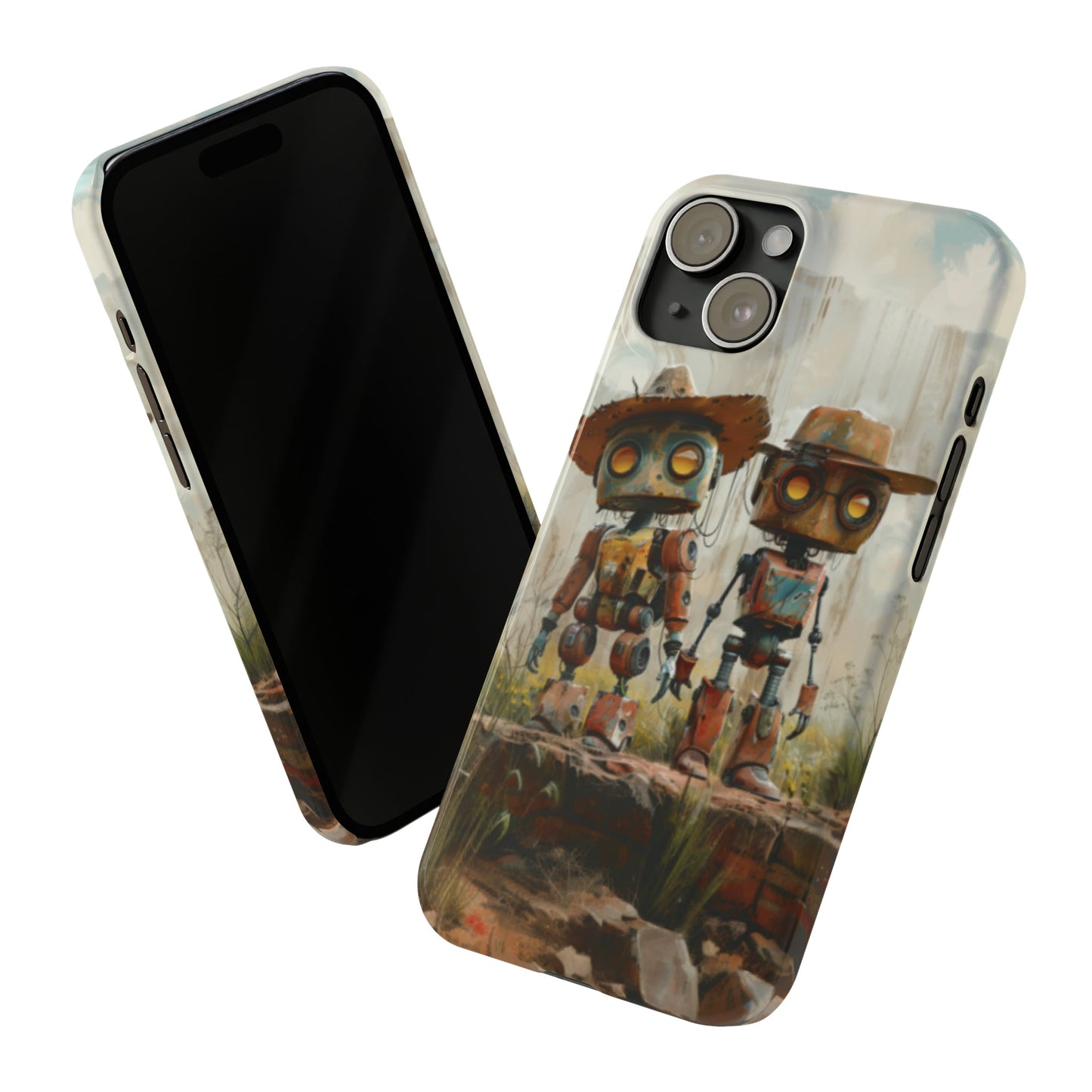 Cowboy Cowbots Slim Phone Case - Ruppy's Creations