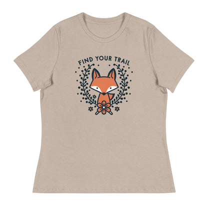 Find Your Trail Women's Relaxed T-Shirt - Ruppy's Creations