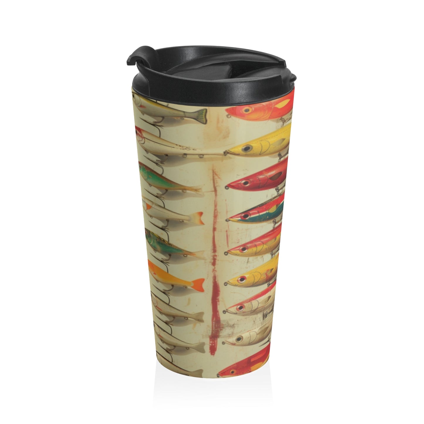 Fishing Lures Stainless Steel Travel Mug - Ruppy's Creations