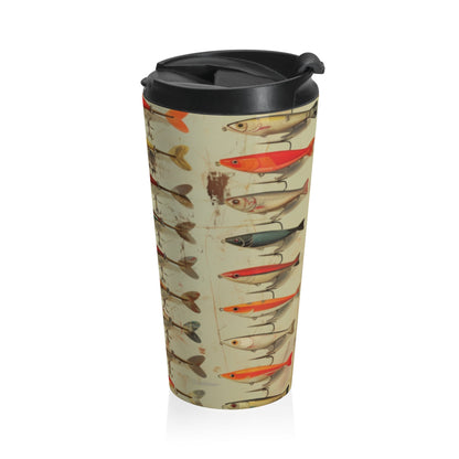 Fishing Lures Stainless Steel Travel Mug - Ruppy's Creations