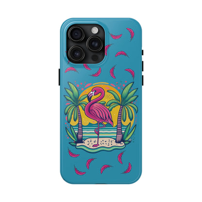 Flamingos & Sunsets Tough iphone Case - Ruppy's Creations