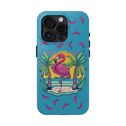 Flamingos & Sunsets Tough iphone Case - Ruppy's Creations