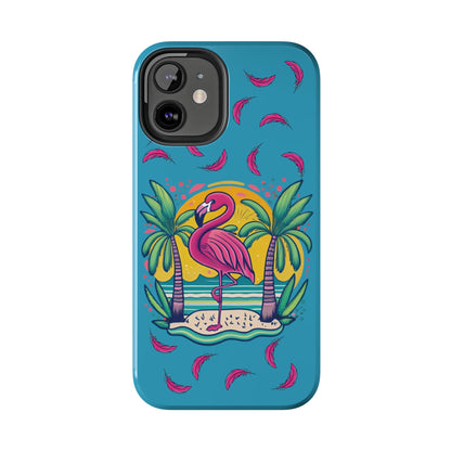 Flamingos & Sunsets Tough iphone Case - Ruppy's Creations