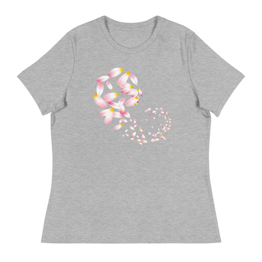 Flowing Petals Women's Relaxed T-Shirt - Ruppy's Creations